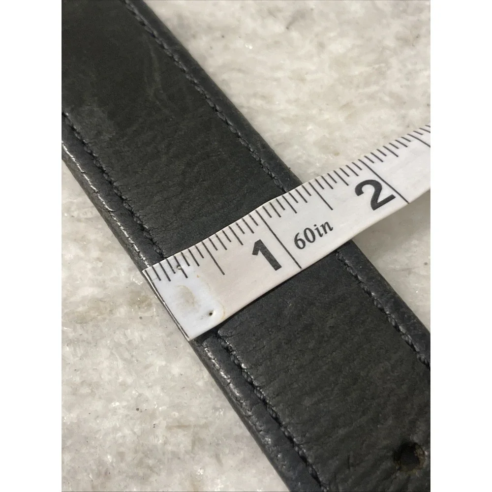 Hooey Belt Mens 40 Black Leather Western Business Cowboy Rodeo Made in USA